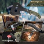 Purple Dragon Outdoor Messer & Axt Set mit D2 Stahl – Handgeschmiedet für Survival & Camping – Bild 8