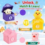 Adventskalender Bauernhof-Zug für Kinder 1-3 Jahre – 24 Überraschungen zum Zählen & Sortieren – Bild 5