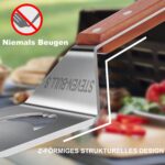 STEVEN-BULL 7 in 1 Grillspachtel – Multifunktionales Grillwerkzeug mit Edelstahl & Holzgriff – Bild 3
