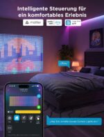Govee Smart LED Vorhang 4,5x2m mit 1560 LEDs – RGBIC Curtain Lights mit AI & App-Steuerung – Bild 8