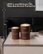 M&SENSE Cappuccino Duftkerze 320g – 70 Stunden Brenndauer aus Sojawachs – Bild 6