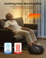 RENPHO Fussmasagegerät mit Wärme – Shiatsu Massage für Füsse mit Fernbedienung – Bild 3