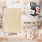 WISYOK A3 Sperrholzplatte 3mm – 10er Set Lindenholz für Laserbearbeitung & DIY – Bild 2
