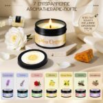 Vexyra Chakra Duftkerzen Adventskalender 2026 – 7er Set mit Edelsteinen & Schmuck – Bild 3