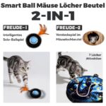 Zeepet interaktiver Katzenball mit Labyrinthmatte – intelligentes Spielzeug für Hauskatzen – Bild 2