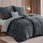 RUIKASI Flanell Bettwäsche 135x200 4teilig – Wärmende Fleece Bettwaren für Winter – Bild 3