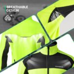 ROCKBROS Winter Fahrrad Jacke + Hose Set – Winddicht & Thermo Softshelljacke mit Reflektoren – Bild 4