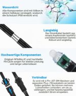 ALITOVE 500er WS2811 RGB LED Pixel Lichterkette 5V – Individuell adressierbar für DIY & Weihnachtsdeko – Bild 4