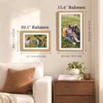 Frameo Digitaler Bilderrahmen 10.1 Zoll Eichenholz WLAN mit 32GB – Fotos teilen per App – Bild 10