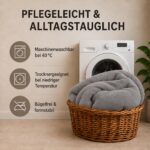 DreamHome Winter Plüsch Bettwäsche 135x200 Cashmere Touch – Kuschelig warmes Nicki-Fleece Bettset – Bild 7