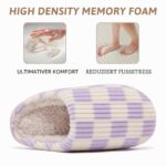 Guyarns Kinder Hausschuhe mit Memory-Schaum – Warme Pantoffeln mit rutschfester Sohle – Bild 5