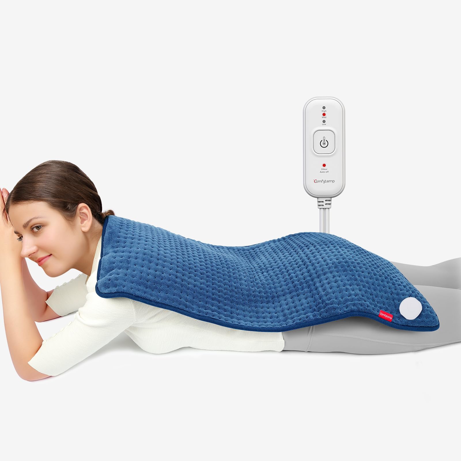 Comfytemp XXL-Heizkissen 83x43cm – Ultraweich Wärmekissen mit Abschaltautomatik