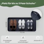 GARDENIX 3er Set Schuhabtropfschale 71,5 x 34,5 cm – Schutzmatte für nasse Schuhe – Bild 2