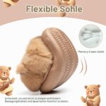 DRECAGE Kinder Hausschuhe mit Plüsch-Futter – Warme Winter Pantoffeln für Mädchen & Jungen – Bild 4
