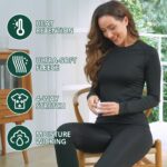 Hyeek Thermounterwäsche Set Damen – Wärmefleece Funktionsunterwäsche für Winter & Sport – Bild 2