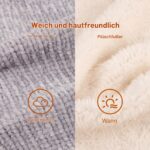 LongBay Damen Winter Hausschuhe mit Memory Foam & Chenille – Warme Hausbooties für Innen & Aussen – Bild 4