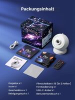 FELITE Sternenhimmel Projektor mit 16 Discs & Bluetooth – Galaxy Projector mit 29 Klängen – Bild 9