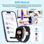 Berilona 4G Kinder-Smartwatch mit Videoanruf & GPS – Telefonuhr für Jungen & Mädchen – Bild 5
