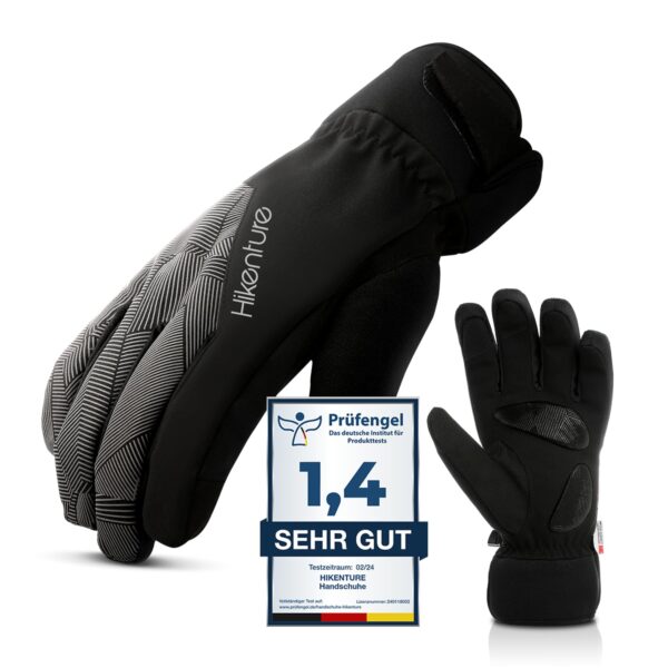 HIKENTURE Winterhandschuhe wasserdicht – Fahrradhandschuhe mit 3M Thinsulate & Touchscreen