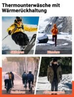 DDOBB Thermo Lang Unterhosen Herren 2er Pack – Funktionsunterwäsche für Winter & Sport – Bild 4