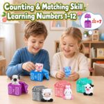 Tymokcall Adventskalender 2026 mit Fingerpuppen – Montessori Spielzeug für Kleinkinder 1–3 Jahre – Bild 7