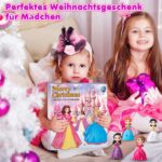 Prinzessin Adventskalender 2026 – 24 Türchen mit 12 Puppen & Kleidern für Mädchen ab 3 Jahren – Bild 6