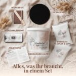 3D Handabdruck Set für Paare – Gipsabdruck mit Sockel & Anleitung | Jadiela – Bild 4