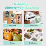 TYPONOS PM290 Mini Bluetooth Thermodrucker – Tragbarer Sticker Drucker für Smartphone – Bild 9