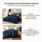 BEDSURE Winterdecke 200x200 cm mit 450 GSM – OEKO-TEX zertifiziert, Microfaser – Bild 7