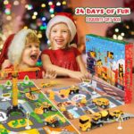 Adeokay Adventskalender 2026 Kinder – 24 Baustellen-Spielzeuge für 3–6 Jahre – Bild 5