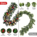 SHAVINGFUN Weihnachtsgirlande 2,7 m mit 30 LED – Batteriebetrieben für Innen & Aussen – Bild 6