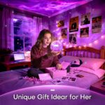 LED Nachttischlampe Sternenhimmel mit Wasserwellen-Projektor – Dimmbar & Timer für Schlafzimmer – Bild 6