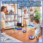 SUNNOW Air Power Fussball 3-in-1 Set – Wiederaufladbarer Hover Ball mit LED für Kinder – Bild 6