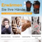 uncn Beheizte Fingerlose Handschuhe mit Touchscreen – Wiederaufladbar für Winter & Arbeit – Bild 3