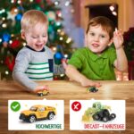EUCOCO Adventskalender Auto 2026 – 26 Baufahrzeuge & Zubehör für Kinder 1–6 Jahre – Bild 2