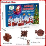 Adventskalender 2026 Knobelspiele – 24 Logikrätsel aus Holz & Metall für Kinder & Erwachsene – Bild 3
