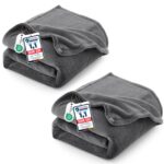 CozyLux 2er Set Kuscheldecke 150x200 cm – Flauschige Mikrofaser Decke OEKO-TEX zertifiziert