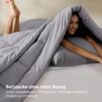 BEDSURE Winterdecke 135x200 cm, 450 GSM – Wärmende Microfaser-Bettdecke, OEKO-TEX zertifiziert – Bild 4