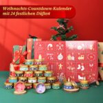 iZoeL Adventskalender Kerzen 2026 – 24 Duftkerzen aus Sojawachs für Frauen – Bild 2