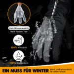 HIKENTURE Winterhandschuhe wasserdicht – Fahrradhandschuhe mit 3M Thinsulate & Touchscreen – Bild 2