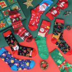 iZoeL Adventskalender 24 Paar Weihnachtssocken Gr. 38–44 – Baumwolle für Damen & Herren – Bild 8