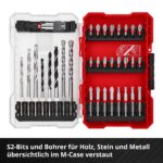 Einhell 48-teiliger Werkzeug-Adventskalender 2026 – Komplett-Set mit Ratschen-Schrauber & M-Case – Bild 8