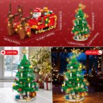 kiothdre Adventskalender 2026 mit LED-Weihnachtsbaum-Bausteinen – 24 Tage Countdown für die ganze Familie – Bild 3
