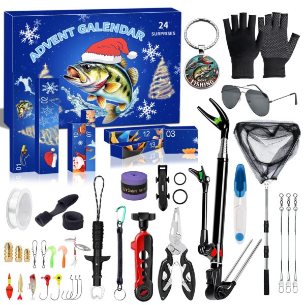 Aniepaa Angel Adventskalender 2026 – 24 Tage Angelzubehör für Männer & Erwachsene