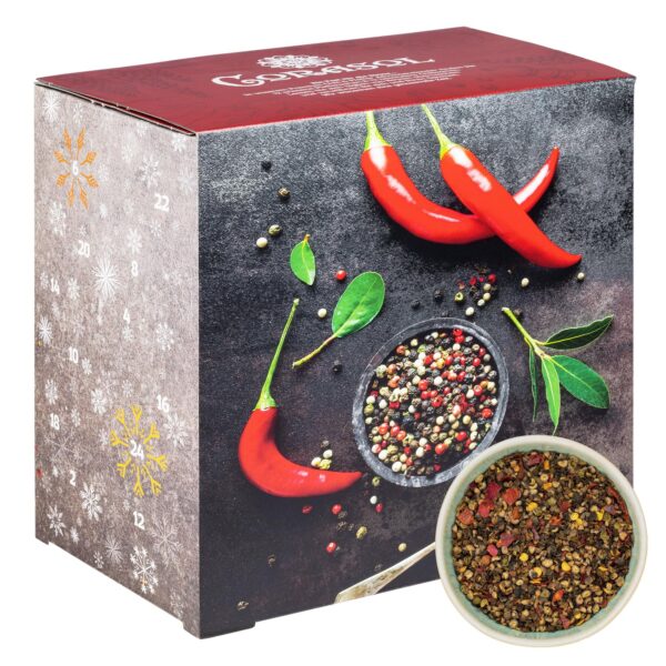 Corasol Premium Chili & Pfeffer Adventskalender 2026 – 24 Sorten für Hobbyköche
