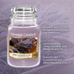 Yankee Candle Duftkerze Dried Lavender & Oak – 150h Brenndauer im Glastiegel – Bild 5