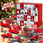 Edonkvi Adventskalender 2026 Feuerwehr – 24 Fahrzeuge & Zubehör für Kinder ab 3 Jahren – Bild 7