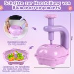 Charmofun DIY Blumen Bastelset – Kreatives Basteln für Kinder ab 3 Jahren – Bild 4