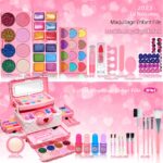 EVACOK Kinderschminke Set 57-teilig – Waschbares Schminkkoffer Mädchen ab 4 Jahren – Bild 2