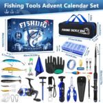 iZoeL Angeln Adventskalender 2026 – 24 Tage Angelzubehör für Männer & Jungen – Bild 3